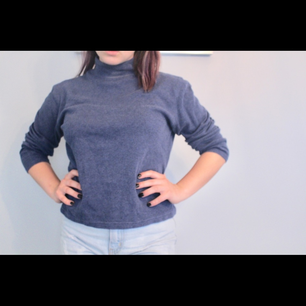 Petite Karen Scott High Neck Sweater